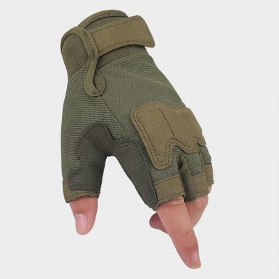 China Comfortable Breathable Fishing Fan Gloves Outdoor Protector High Quality Breathable Military Tactical Half Finger Gloves for sale