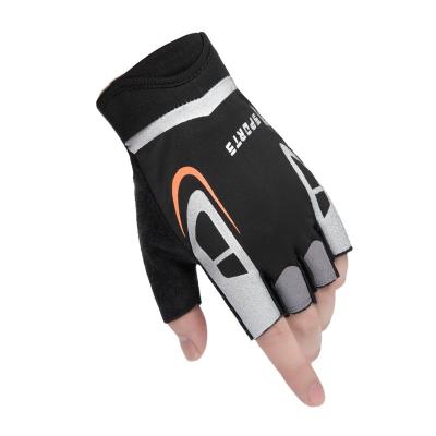 China Breathable Cool Men and Women Sunscreen Fishing Half-Finger Gloves Driving Outdoor Sports Sweat-absorbing Breathable Gloves for sale