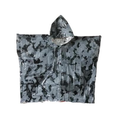 China Universal Lightweight Waterproof Bachelorette Rainwear Poncho Camouflage Raincoat for sale