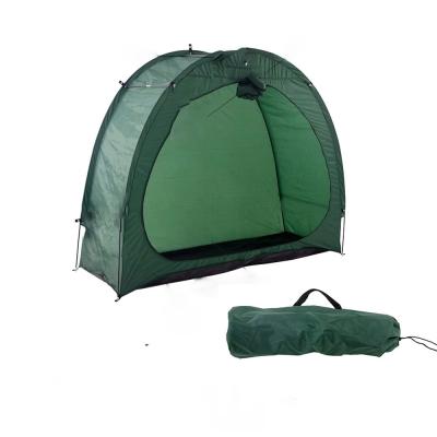 China Outdoor portable rainproof and dustproof extended multifunctional storage room mountain bike tent for sale