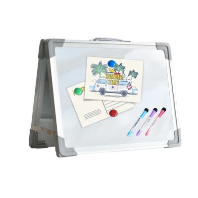 China Office/Classroom/Home KBW Small Erase Whiteboard Dry Board Portable Magnetic Desk Easel 16x12 Mini Whiteboards Double Sided Foldable for sale