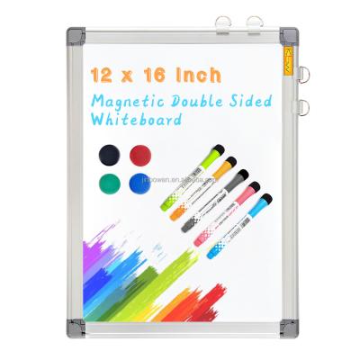 China Office/Classroom/Home Magnetic Hanging Double Sided Erase Whiteboard KBW 16x12 Dry Note Board Students Small Portable Mini Blackboard For Home for sale