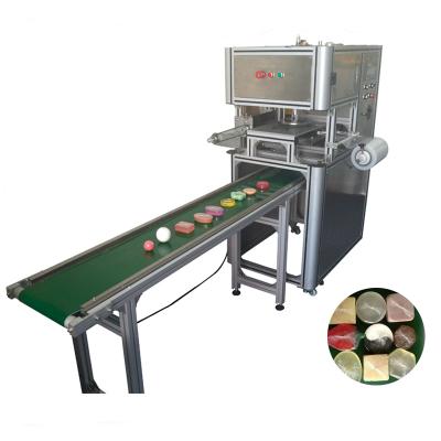 China Automatic Handmade CLOTHING Film Soap Nature Cold Process Wrapping Stretch Wrapping Machine for sale