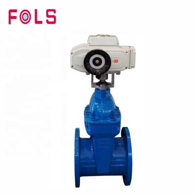 China Electric Valve Actuator Ductile Iron Flanged 4 Inch Electric Gate Valve for sale