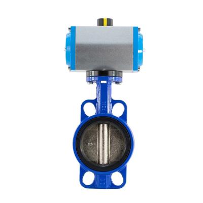 China DN50-200 Staple Butterfly Valve General Pneumatic Midline Butterfly Valve for sale