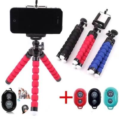 China Mobile Phone Adjustable Holder Flexible Octopus Tripod Bracket For Cell Phone Camera Selfie Stand Monopod Support Photo Remote Control for sale