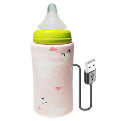 China BPA Free Polyester DC 12V Plug With Double Electronic Bottles Display Temperature Milk Bottle Warmer Warmer for sale