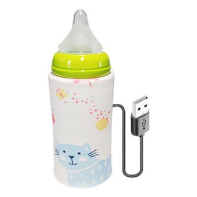 China BPA Free Polyester DC 12V Plug With Double Electronic Bottles Display Temperature Milk Bottle Warmer Warmer for sale