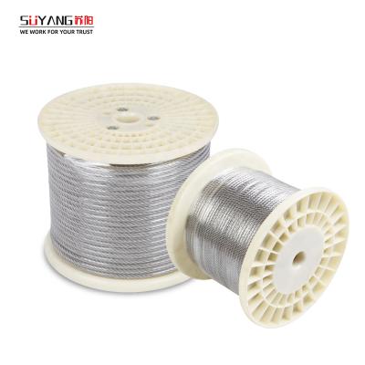 China 304 Structure 7x7 Stainless Steel Wire Rope 0.5mm- 5mm Stainless Steel FABRICATION Cable for sale