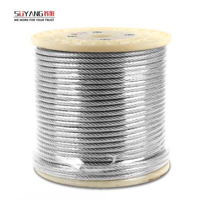 China 316 High Tension 1*7 Stainless Steel Wire Rope 0.3mm- 25mm Stainless Steel FABRICATION Cable for sale