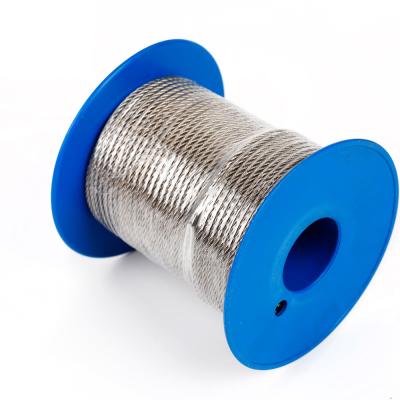 China Structure 304 Stainless Steel Rope 7 * 19 Wire Rope 8.0 Mm Diameter for sale