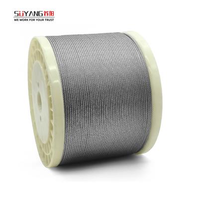 China 316 Stainless Steel 7x19 Wire Rope Netting 0.5mm- 5mm Stainless Steel FABRICATION Cable for sale