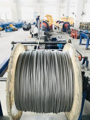 China Meshing Metal Stainless Steel Wire Rope / Non Magnetic Wire Rope / Iron Wire 1*7 3.3mm for sale