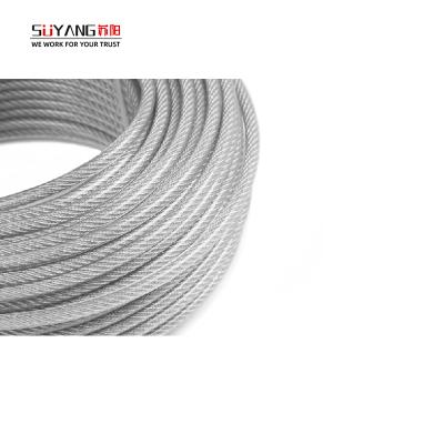 China 304 High Tension 1*7 Stainless Steel Wire Rope 0.3mm- 25mm Stainless Steel FABRICATION Cable for sale