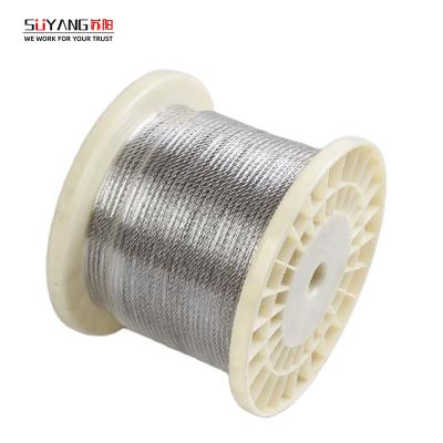 China 304 High Tension 1*7 Stainless Steel Wire Rope 0.3mm Stainless Steel FABRICATION Cable for sale