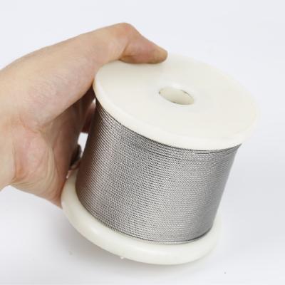 China Hot Selling Anti-rusty 316 Stainless Steel Wire Rope 7*7 1/8