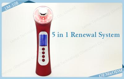 China Women Photon Ultrasonic Facial Device , 5 in 1 Skin Renewal System for sale