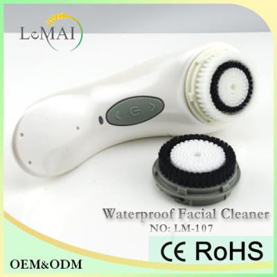 China Portable Ultrasonic Waterproof Facial Brush , ASB Face Exfoliator Brush for sale