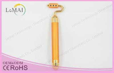 China 141x17mm Handheld 24k Gold Beauty Bar 7 Shape Head For Lifting Face for sale