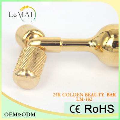 China Portable Energy 24K Gold Beauty Bar Y Shape Massage Bar 17*150mm for sale