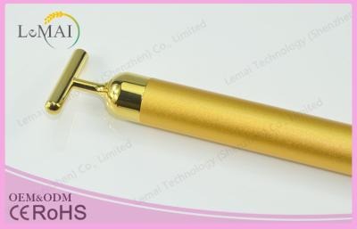 China Small Electric Face Beauty Bar With Gold Massge Head For Lifting Face for sale