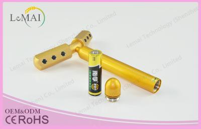 China 24 K Golden Beauty Bar Ge Ion Massage Roller 3 Colors 97g Aluminum Alloy 162*101*17 mm for sale