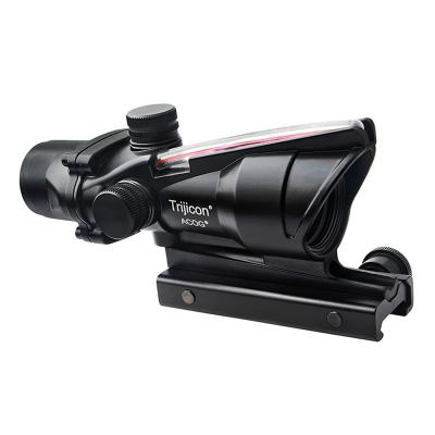 China Hunting With RMR Red Dot Fiber Optics Real Red Green Illuminated Tactical Scope Riflescope 4X32 ACOG 185X130X80mm Sight Optics Device for sale