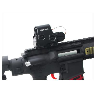 China 558+ G33 Scope Adjustable Black Holographic Sight Device with 68 MOA Ring and 1 MOA Dot-Dash Line 147X106X76mm for sale