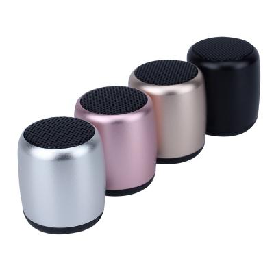 China AirPlay Mini Round Aluminum Wireless Selfie Speaker for sale