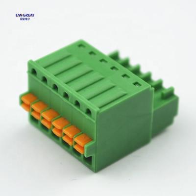 China PA66 Plug-in Terminal Block, Pitch 2.5mm Terminal Block, WJ15EDGKD Terminal Block for sale