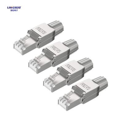 China RJ45 connector / network connect cat6a stp modular jack, cat6a modular jack, modular jack for sale