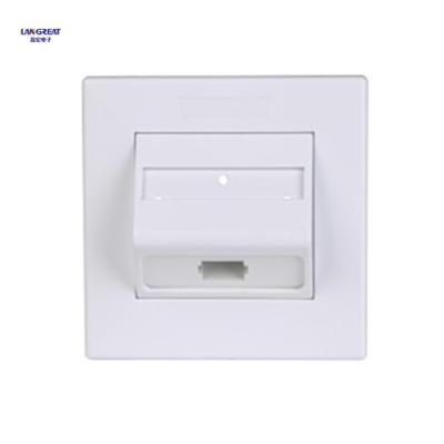 China Telecommunication 86*86mm Single Left Front Plate for sale