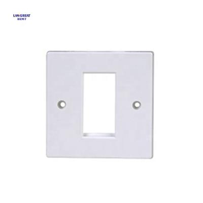 China Telecommunication 86*86mm Single Left Front Plate for sale