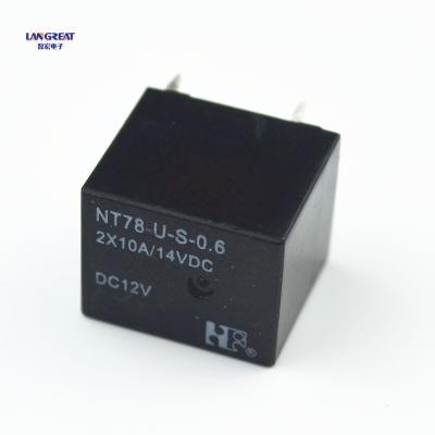 China 12v sealed auto relay, 40a 14vdc relay, 5 terminal auto relay socket for sale