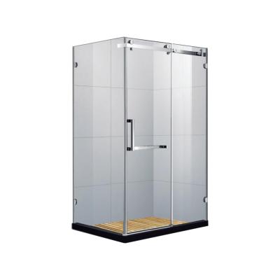 China OEM D101L Shower Room Tempered Glass Bathroom Shower Room Modern Design Customized Sliding Door Enclosure 2022 New for sale