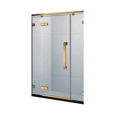 China OEM GD9053D New Design Modern Bathroom Small Small Bathroom Customized Glass Shower Door Frameless Glass Shower for sale