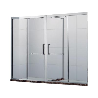 China OEM D91T 2022 New Shower Room Tempered Glass Modern Design Customized Bathroom Glass New Sliding Shower Door Hardware for sale