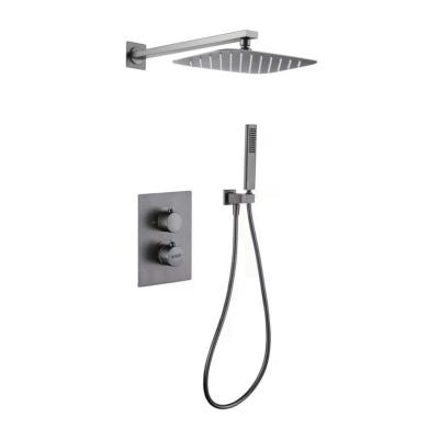 China With new design diverter NS-A525QH 2022 bathroom shower animal black high pressure luxury hidden rainy head sets for sale