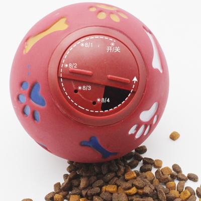 China New Design Viable Professional Pet Toy Bite Dog Leaky Ball Interactive Dog Ball Toy for sale