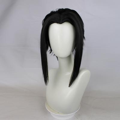 China Harajuku Wig Synthetic Jujutsu Kaisen Anime Keneki Kamo Party Cosplay Wig Black Short Character Play Natural Wigs for sale