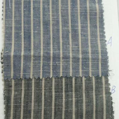 China Yarn Dyed Home Textile 55%linen 45%cotton Fabric for sale