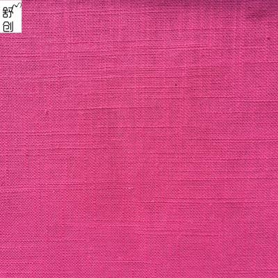 China roving linen / cotton woven home textile fabric for sale