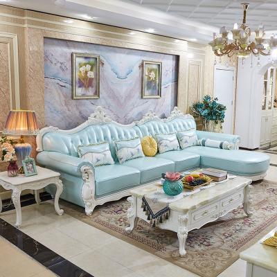 China European Custom Sectional Living Room Sofa Bed Italian Sofa Convertible Antique Style Furniture for sale