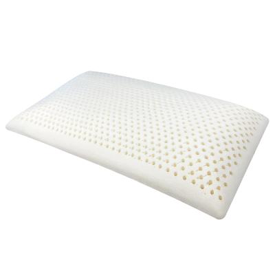 China Anti-static High Quality Natural Latex Pillow Middle Talalay 100 Standard Pillow For Home Sleeping for sale