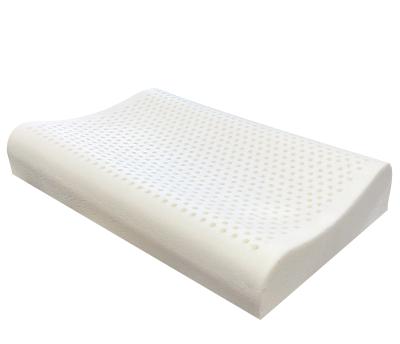 China Anti-static Comfortable Natural Latex Pillow Foam Latex Pillow Ergonomic Cutout Pillow For Health Sleep for sale