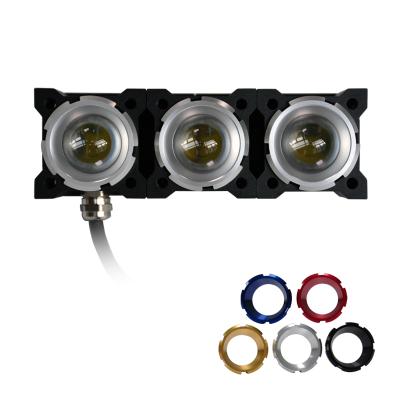 China CNC'd 6063 6 Inch LED Flood Row Light Bar Aluminum Conductivity Lamp High Bar Aluminum Multicolor Single Light Lens Parts for sale