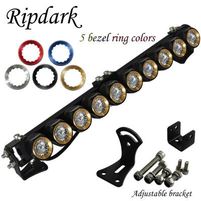 China Custom-machined auto parts Shenzhen LED off-road aluminum housing LED light bars for trucks, waterproof off road LED light bar for sale