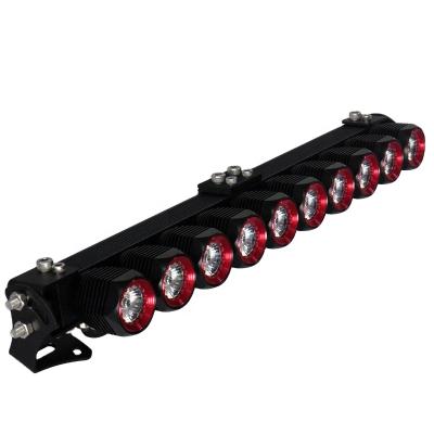 China 6xxx Series Aluminum Alloy Military Hot Seller Multi Color LED Light Bar Cover, Spot Flood LED Combo Light Bar For Cars for sale