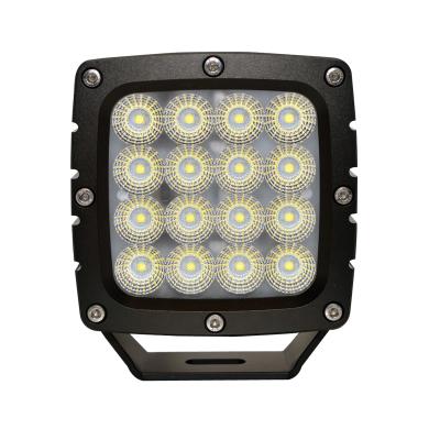 China CNC'd 6063 aluminum alloy 24v led work flood light 16 heavy duty led work light cree 80w for sale