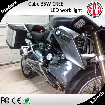 China CNC'd 6063 Aluminum Alloy 4 Inch LED Spot Light Motorcycle Small Spot Lights LED For BMW for sale